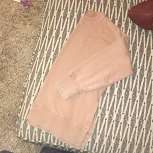 Oversized Neutral Pink Sweatshirt